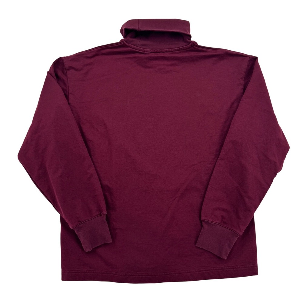 Uniqlo U Sweatshirt Mens S Burgundy Excellent Turtleneck Long Sleeve 341-419547 - Picture 3 of 8